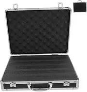Veemoon Aluminum Alloy Briefcase with Shockproof Technology Durable Metal Toolbox for Safe Storage of Tools and Documents Versatile Carrying Case for Professionals and DIY Enthusiasts