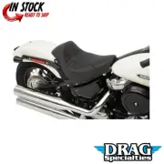 Drag Specialties EZ-On Scorpion Stitch Solo Seat for Softail 18-23 0802-1150