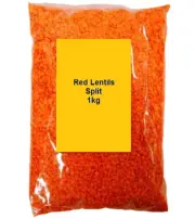 1kg Red Lentils Split Masoor Dal - Premium Quality - Aussie Seller