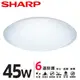 【SHARP 夏普】 DL-ZA0025 LED 45W 漩悅吸頂燈-白光（適用4.5-6坪 日本監製） _廠商直送