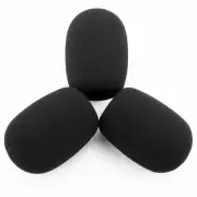 for Lightspeed Zulu 3 Headset Mic Foam, Microphone Spongue Pop filter 3-Pack ...