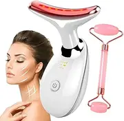 Neck Face Sculptor Beauty Device Facial Massager BeautyTools Skin Care 3 Color Led Red Therapy Lights for Face Chin Lifting Sculpting Tool at Home ﻿