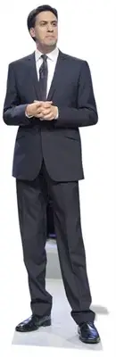 Ed Miliband LIFESIZE CARDBOARD CUTOUT Labour Politician Leader - ELECTION 2015