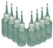8 Pack of Gold Pan Panning Sniffer Snuffer Bottles 4oz