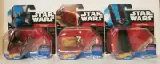 STAR WARS: FORCE AWAKENS HOT WHEELS LOT: REY SPEEDER, KYLO SHUTTLE, TIE FIGHTER