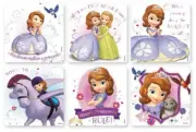 25 Sofia The First Stickers, 2.5" x 2.5" each, Party Favors