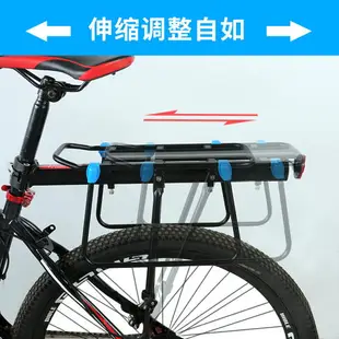 自行車貨架 山地自行車后座架可載人單車后貨架尾架行李載物架后衣架帶人配件