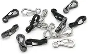 ROMISBABA 15Pcs Mini Carabiner Clip Spring Lock Hook for Keychain Backpack Umbrella Parachute Cord Outdoor Gear Random Color for Camping Hiking and Survival