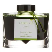 Pilot Iroshizuku Fountain Pen Ink INK-50-CHK Chikurin Green 50ml Japan