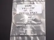 Yellow Tension Ring 23mm Ocean Star Ref#20 Permafit Mido Vintage Watch Crystal
