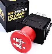 Blade Clutch PTO Switch Replaces 776476 Hustler Super Z - ZR7 - Mini Z - X One - Z4 - FasTrak - Raptor - Sport - TrimStar - Z Series - 10 AMP Upgrade