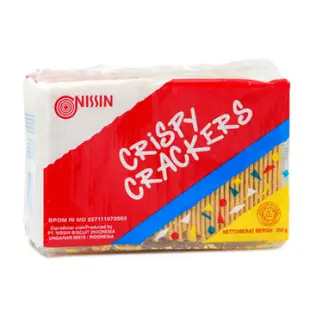 Nissin Crispy Crackers 225 Gram 印尼 餅乾