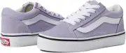 Vans Kids Old Skool Sneaker. Languid Lavender/True White, Size 3 Big Kid