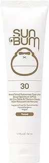 Sun Bum Mineral SPF 30 Tinted Face Sunscreen | Matte Primer| Broad Spectrum Moisturizing Sunblock with Vitamin E |Hawaii 104 Act Compliant (Octinoxate & Oxybenzone Free) | Travel Friendly 1.7 oz