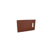 Cutting / Chopping Board 205x300x13mm Brown Polyethylene HACCP Colour Coded