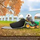 Lawn Tractor Leaf Bag Ride-in Lawn Mower Catcher Riding Bag Sweeper New V0C5
