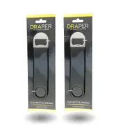 Draper Flat Bottle Opener 2Pce For Professional Bartenders Or Home Use