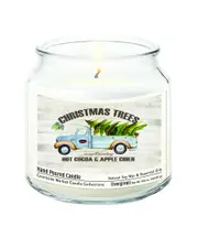 Courtside Market Christmas Trees All Day Hand-Poured Soy Wax Candle