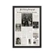 11x17 'Back To The Future' Movie Newspaper Print
