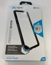 Speck Presidio Show Case For Samsung Galaxy Note 8- Clear/ Black