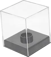 JOINPAYA Baseball Display Case Clear Acrylic Holder for Memorabilia Easy to Clean Storage Box Present for Collectors Suitable for Baseball and Balls Display