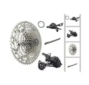 JGbike 11S MTB groupset Compatible with Shimano Deore M5100 11 Speed shifters...