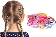100 PCS Toddler Elastic Hair Ties Proxima Direct Small Mini Colorful Rubber Bands Elastic Hair Accessories Elastic Bands for Kids Baby Girls women Ponytails Hairstyles Braiding