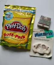 Play-Doh Soft-Pack, AMACO Hands Polymer Clay Push Mold, FIMO Modeling Clay Set
