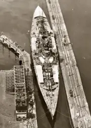 WW2 WWII Photo World War Two / US Navy Battleship USS Idaho BB-42 Construction
