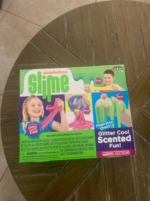 Nickelodeon CRA-Z-Art-Slime Glitter Cool Scented slime making kit new