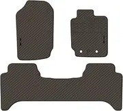 Full Set Custom Fit Moulded Rubber Floor Mats for Mazda BT50 UP UR 2011-2019