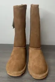 Bearpaw Elle Tall Women's Suede Boots - 1963w Hickory - 10 Medium