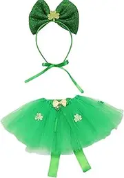 St Patricks Day Dog Clothes, St Patricks Day Dog Costume | Dog Tutu Skirt Creates a Happy | St Patrick's Day Dog Costume St Patrick's Day Dog Costume Clothes for Small and Medium Dogs