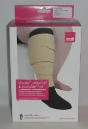 Medi Circaid Juxtalite HD Lower Leg Compression System Wrap Beige Long 33 MEDIUM