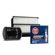 NGK Iridium IX Spark Plugs & NTK Air Oil Filter for Holden Astra TS 2.0L