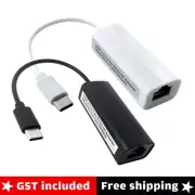 USB to RJ45 Ethernet Network Lan Adapter Cable for mac PC Win10/8/7 os USB typeC