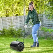 Heavy Duty Garden Lawn Weighted Roller to Flatten Ground with Steel Build