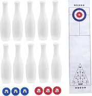 Interactive Boys and Girls' Bowling Game Indoor Sports Toy Mini Bowling Set Balls Portable Desk Game for Boys and Girls Great for Parties Playdates
