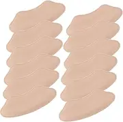 SOESFOUFU 6 Pairs Heel Grips Liners for Women's Large Shoes Self-Adhesive Heel Pads Inserts Comfortable Memory Foam Heel Cushions