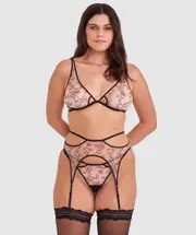 Night Games Fainthearted Suspender - Black