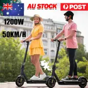 10" 1200W 50KM/H Electric Scooter Portable 50KM Adult Foldable Travel E Scooter