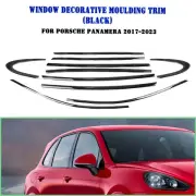 Car Window Strip Trim Moulding Seal Belt For Porsche Panamera 2017-2023 18 10PCS