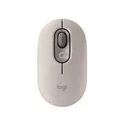 Logitech-POP Bluetooth Optical Ambidextrous Mouse with Customizable Emoj-Mist