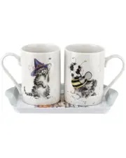 Pimpernel Royal Worcester Wrendale Mug & Tray Set