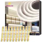 EMITEVER COB LED Strip Lights Neutral White, 4000K Tape Light Premium High De...