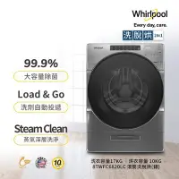 在飛比找Yahoo!奇摩拍賣優惠-Whirlpool惠而浦17kg洗脫烘滾筒洗衣機 8TWFC