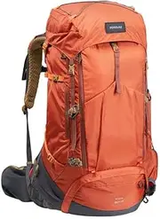 [Decathlon] Forclaz Mt500 Air Men's Trekking Backpack Dark Sepia 60+10 Litre Capacity - Hiking Backpack