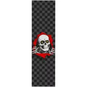 Powell Peralta Skateboard Griptape Ripper Checker Black 9" x 33" Grip Sheet