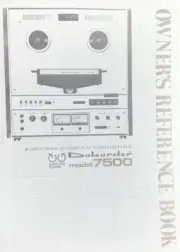 Dokorder 7500 Owners Manual BI Directional Record Stereo Tape Deck Photocopy