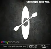 KAYAK Sticker Decal 130mm High. Car Van Laptop